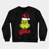 Men and Women Grinch Shirt Christmas Grinch Printed Crew Neck Sweatshirt