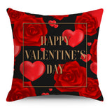 Valentine's Day Pillow Covers 4 Piece Random Styles Together, Love Festival Home Pillow Cushion Cover