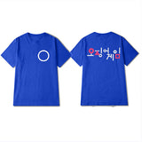 Squid Game Costume Casual Printed Men's and Women's Short Sleeve T-shirt