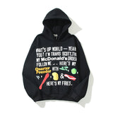 Travis Hoodie Letter Printed Hoodie Men's and Women's Hoodies Coat