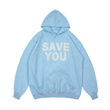 Man Fall Outfits Vintage Casual Hoodie Letter Hip Hop Hooded Sweater