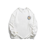 Crew Neck Sweatshirts for Men Men's Clothing Autumn Personality Printed Crew Neck Sweatshirt Loose Leisure Pullover