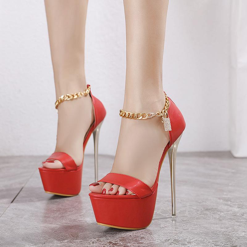 Platform Heels for Women Strap Sexy Slimming Sandals