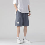 Men White Shorts Men's Summer Straight Loose Casual Pants Sports Pants