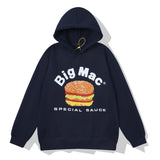 Kanye West Sunday Service Hoodie Big Mac Velvet Padded Hooded Sweatshirt