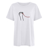 Valentine's Day T Shirt Casual T-shirt Short Sleeve Love Printed T-shirt