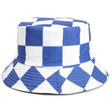Bucket Hat Fishing Cap Cotton Print Fisherman Hat Printing Casual Fashion Four Seasons Flat Top Bucket Hat