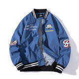 Varsity Jacket Thin Loose Lapel