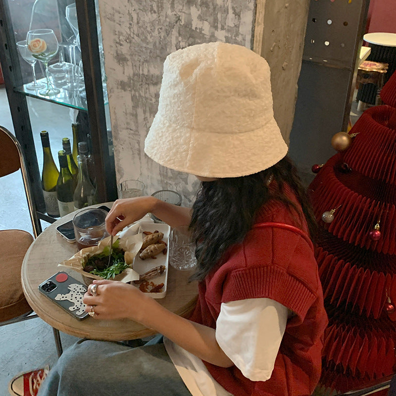 Women Bucket Hat Pleated Fisherman Sun-Proof Basin Hat