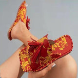 Women Open Toe Sandals Flats Spring and Summer Tassel Women's Sandals Flat Heel Fashion Open Toe Slippers