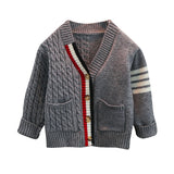 Toddler Boys Sweater Cardigan Autumn Sweater Coat
