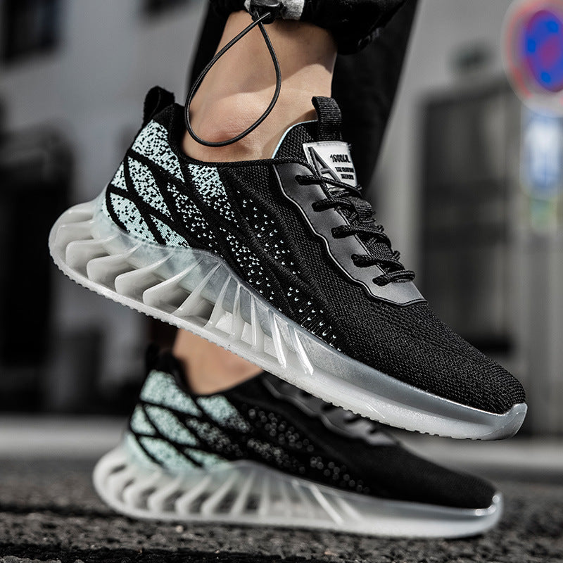designer Sneaker Shoes Breathable Running Shoes Men's Summer Casual Sneakers Stylish Height Increasing Men's Shoes