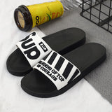 Men Slides Non Slip Shoes Indoor Outdoor Male Summer Statement Slippers