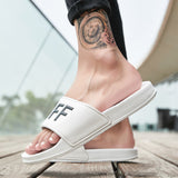 Men's Flip Flops Men Slides Comfort Slides Sandal Slippers Men's Fashion Outdoor Beach Slippers Couple Household Bathroom Slippers