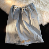 Men Denim Shorts Men's Summer