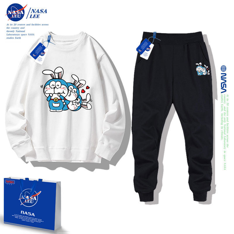 Nasa Children Sweater & Pant Set Nasa Autumn Sweater Sets Loose Leisure Sports Two Pieces