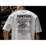 Y2g Shirts for Boys Summer Pure Cotton Retro Short Sleeve T-shirt Men's Loose