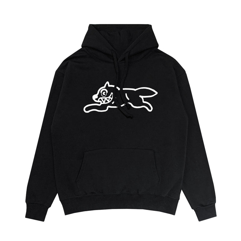 Ice Cream Running Dog Hoodie Hip-Hop Hipster Terry Fabric Hoodie
