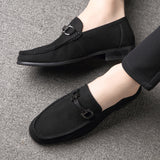 Men's Loafers RelaxedFit SlipOn Loafer Men Shoes Summer Casual Leather Shoes Trendy Lightweight Breathable