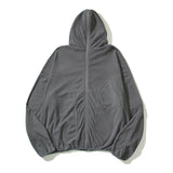 Cardigan Baseball Jacket Polar Fleece Hooded Loose Zip Jacket