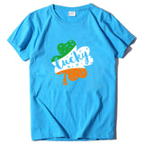 Valentine 'S Day T Shirt Large Size T-shirt Men 'S And Women 'S Short Sleeve Lucky Printed Summer