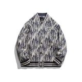 Man Fall Outfis Autumn Vintage Distressed Snowflake Jacket Men's Street BF Loose Lapels Jacket