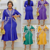 African Dashiki Dress Women's Clothing Business Dress