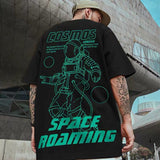 Men T-Shirts Printed Loose Half Sleeve