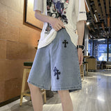 Men Denim Shorts Men's Summer