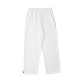 Man Fall Outfis Simple Bear Embroidery Unisex Style Track Sweatpants Loose Street Casual Pants
