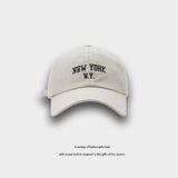 Yankee Baseball Cap Letter Embroidery Women's Fashion Casual Peaked Cap