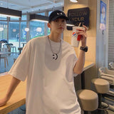 Men T-Shirts Loose Half-Sleeve Top