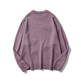 Men Sweater Cloud Embroidered Knitwear Men's Loose round Neck Pullover
