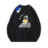 Nasa Children Hoodie Nasa Sweater Children'S Clothing Autumn Loose Round Neck Base