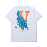 Vlone T Shirt Men'S Clothes Summer Able Wear Cotton Short Sleeve Tshirt Vlone