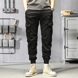 Cuffed Cargo Pants Fall Loose Sports and Leisure