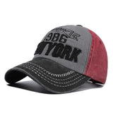 Yankee Baseball Cap English Embroidered Baseball Cap Men's and Women's Peaked Cap
