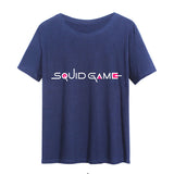 Squid Game Costume Wooden Man Printed Shirt Short Sleeve T-shirt