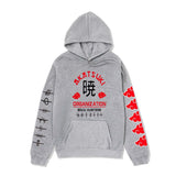 Anime Hoddies Clothing Fire Shadow Tissue Printed Hoodie