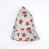 Mushroom Hat Spring and Summer Hat Female Cute Mushroom Pattern Hat Sun-Proof Basin Hat Outdoor Leisure