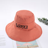 Women Bucket Hat Bucket Hat Sun Shade Embroidery