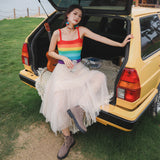 Coachella Music Festival Outfits Autumn/Winter Tulle Skirt Spring/Summer Long Dress