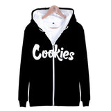 Cookies Hoodie Digital Printing Zipper Sweet Sweater