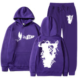 Vlone T Shirts & Shorts 2 Piece Set Sports Leisure Pullover Sweater Hooded