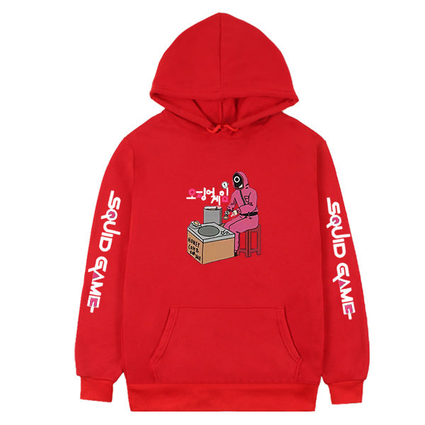 Squid Game Costume Game Men's and Women's Hooded Sweater