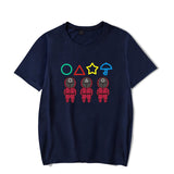 Squid Game Costume Printed Short-Sleeved T-shirt
