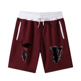 Vlone Shorts Printed Shorts Men'S Summer Loose Sports And Leisure