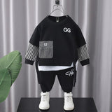 Toddler Boys Sweater Boys Autumn Clothing Western Style Internet Celebrity