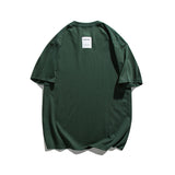 Men T Shitrs Basic Style Labeling Round Neck