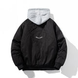 Varsity Jacket Embroidered Flight Suit Women'S Baseball Uniform Hooded Jacket Men